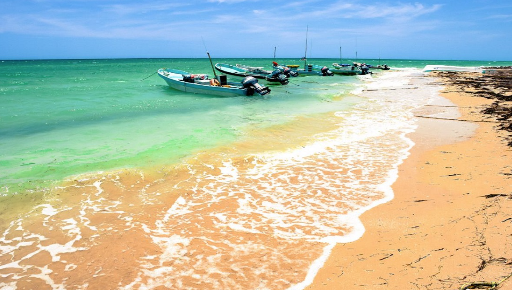 Italiano impide a pescador trabajar en playa de Yucatán